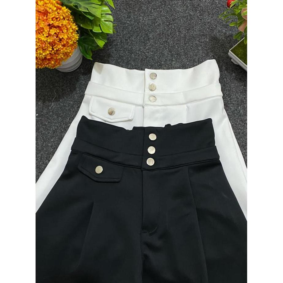 Yurima- Rok Celana Button / Rok Celana Scuba