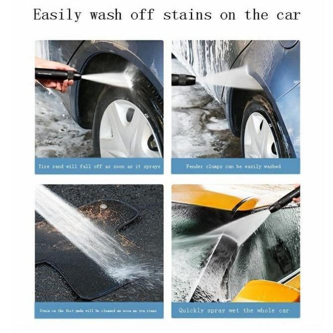 Irontic- Alat Semprot Cuci Mobil Tekanan Tinggi Semprotan Air