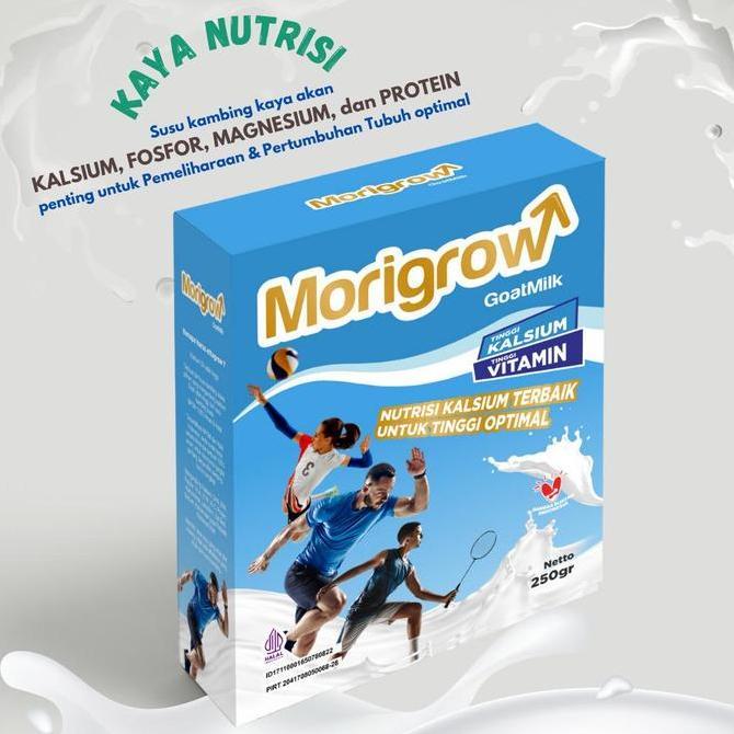 Alami- Morigrow Goat Milk Susu Kambing Etawa Susu Penambah Tinggi Badan