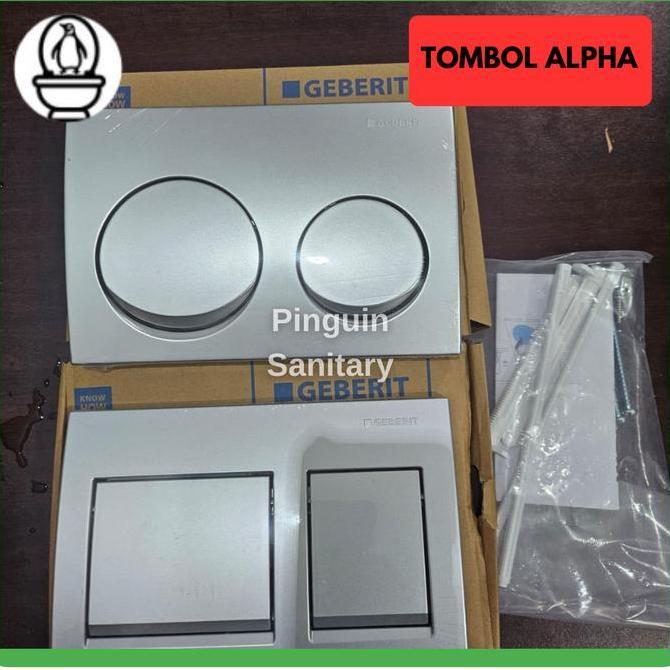 TOMBOL GEBERIT ALPHA 115.040.46.1/5 UTK KLOSET TANAM