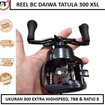 HARGA DISC - reel bc daiwa tatula tws 300 xsl Ringan Kuat Awet
