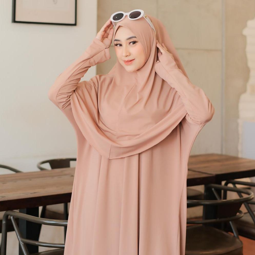 TERBARU PRQUEEN | RINJANI GAMIS SYAR'I SET KHIMAR | GAMIS SET HIJAB TERBARU | ABAYA LEBARAN MEWAH EL