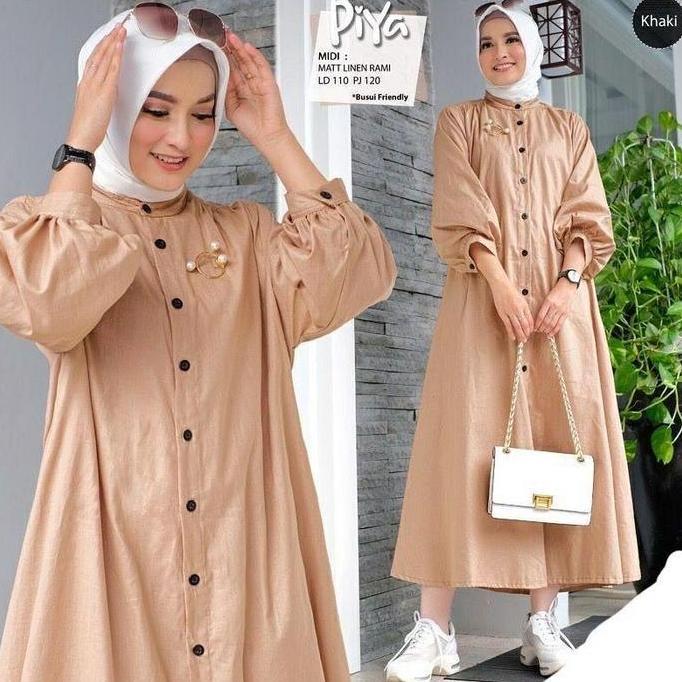 Berkualitas Dress Piya Terbaru Tunik Kekinian Pakaian Wanita Tunik Masakini Tunik Malaysia Longtunik