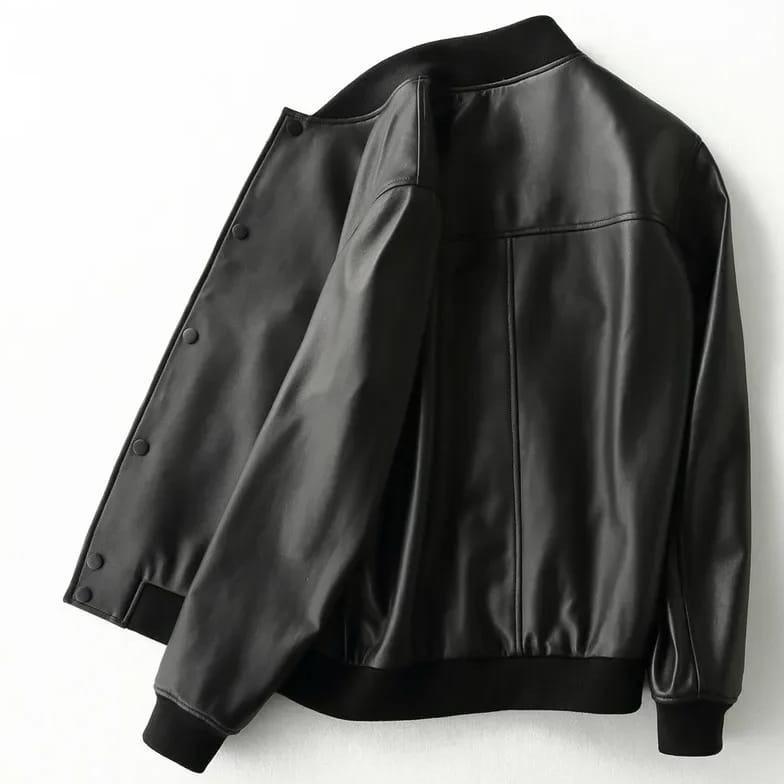 Promo Terbaru Jacket Kulit Varsity Coach Bomber Casual Jaket Kulit Bomber Vintage Jaket Semi Kulit J