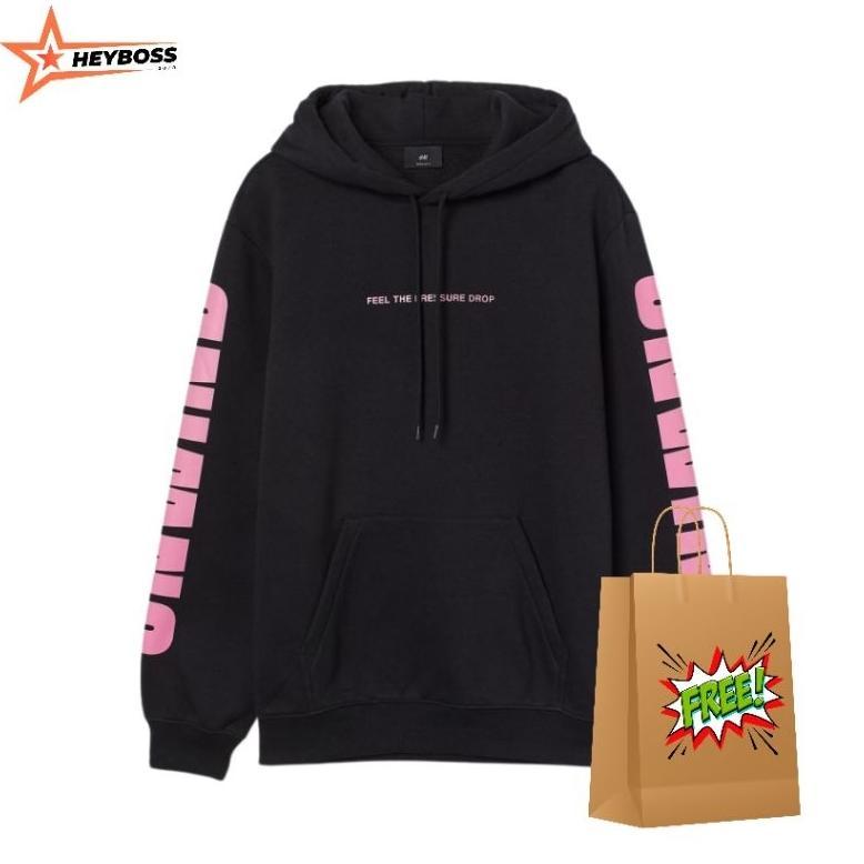 Terlaris Hoodie Pria Hnm Hoodie Wanita Hm Unwind Black Full Tag Free Paper Bag