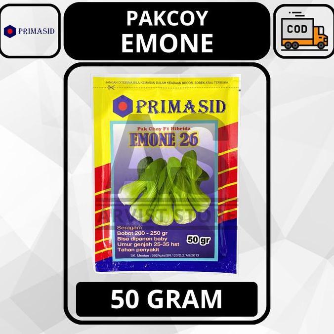 PROMO Benih Pakcoy F1 Hibrida EMONE 50 Gram Primasid