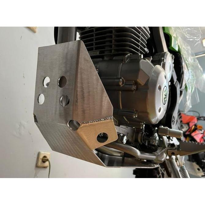 Engine guard klx140 engine guard almu klx140 pelindung mesin klx140