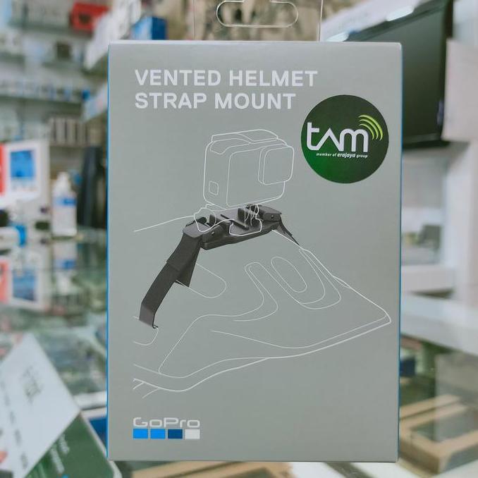 gopro vented strap mount original for helmet helm helem sepeda/bike