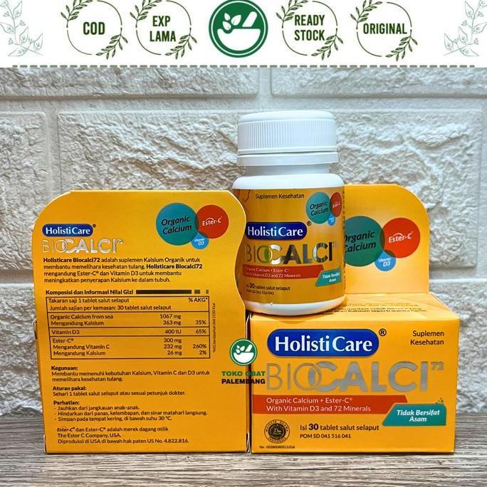 BIOCALCI 30 CALCIUM ESTER C D3 MINERAL VITAMIN D 72 ORGANIC CALCIUM WITH 72 MINERALS BIO CALCI BIO-C