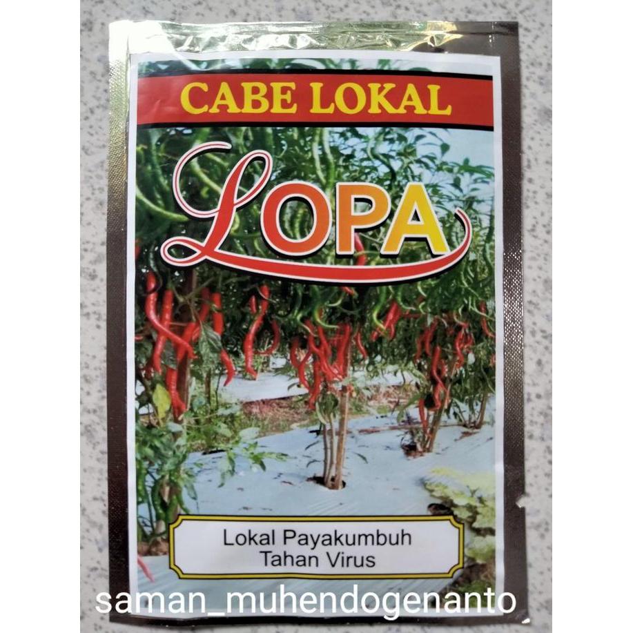 PROMO Benih Cabe Merah Keriting LOPA 10gr Toleran Virus - Bibit Cabai LOPA - Cmk akar lotanbar lw02 