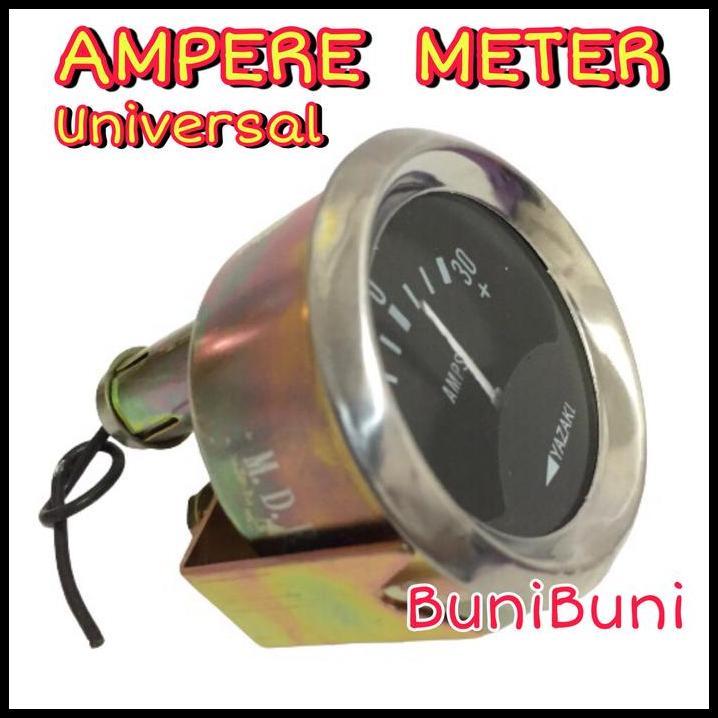 TERMURAH AMPERE METER DC / PENGUKUR AMPER ARUS AKI / AMPERE CAS MOBIL UNIVERSAL 