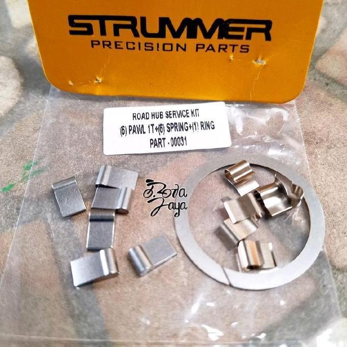 6 PAWL PLAT PELATUK FREEHUB STRUMMER - HUB SERVICE KIT MTB STRUMMER 6 PAWL 1T