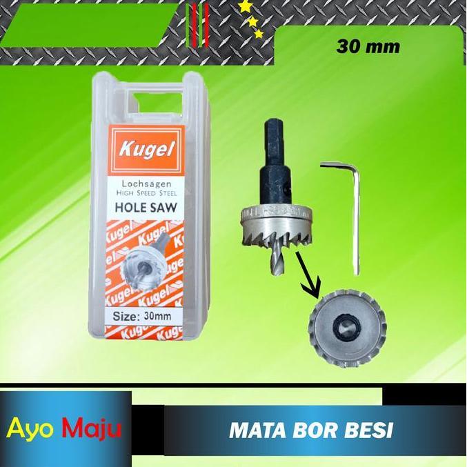 Ironday- Hole Saw Besi 30Mm / Holesaw Besi 30Mm / Mata Bor Besi 30Mm Kugel