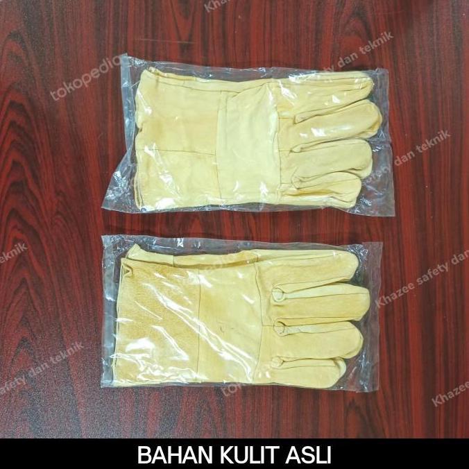 Newsand- Sarung Tangan Kulit Argon / Sarung Tangan Las Argon