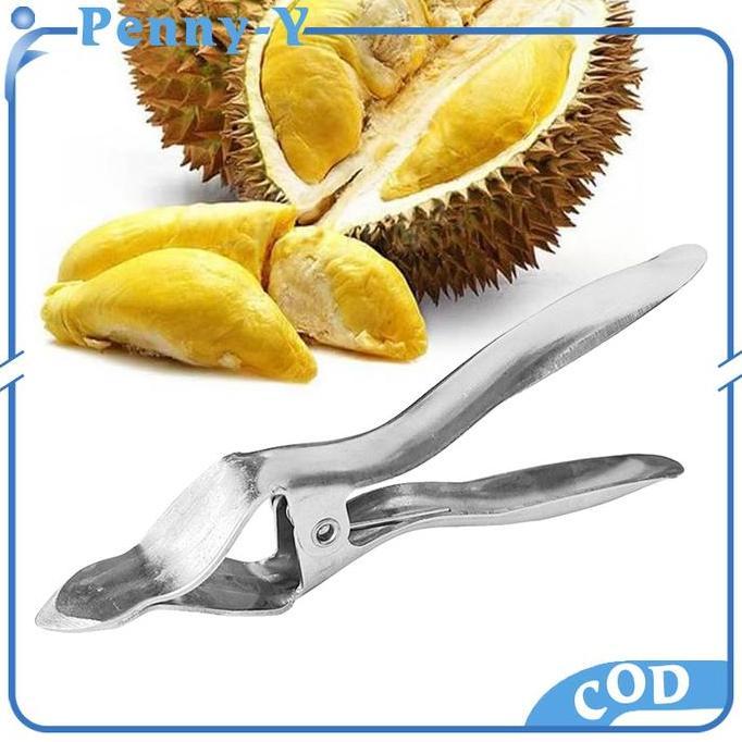 TERLARIS Alat Pembuka Durian Stainless Tang Pengupas Durian Pembuka Durian