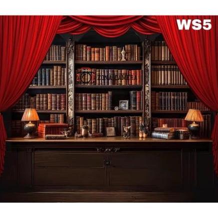 Festwid- Background Wisuda / Rak Buku 3 X 2.5M Backdrop Rakbuku Kelulus Lulusan Tk Sd Smp Sltp Sma S