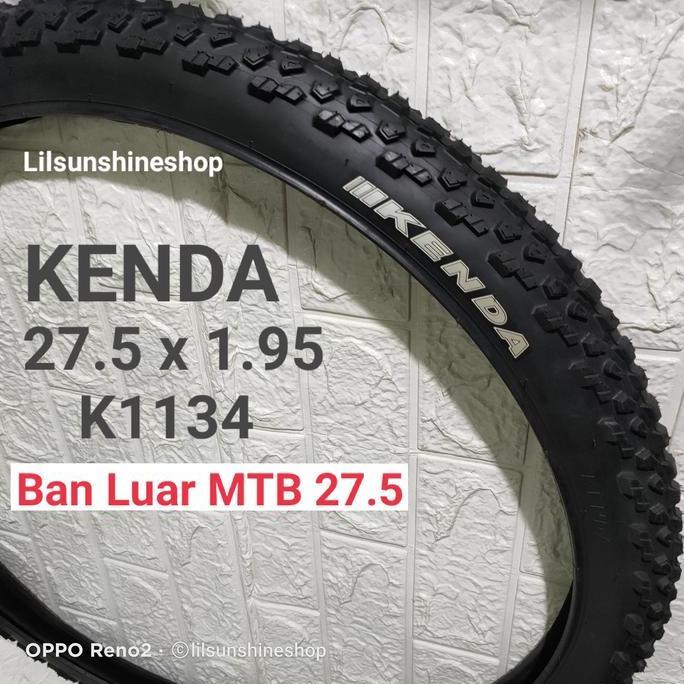 Ban Luar Sepeda Gunung Mtb 27.5 X 1.95 Kenda K1134 Hitam 27.5X1.95