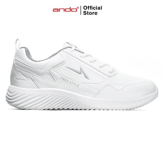 Kets- Ando Official Sepatu Sneakers Ehner Pria Dewasa - Putih