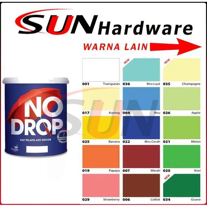 Cat- Cat Pelapis Anti Bocor Waterproofing No Drop 1 Kg Nodrop Dinding Tembok Eksterior