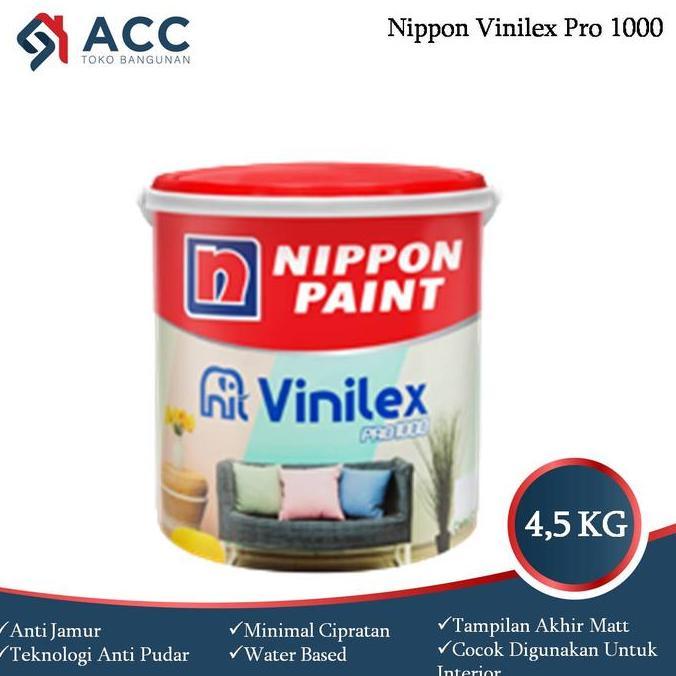 Cat- Cat Tembok Vinilex Pro 1000 Warna Putih 5 Kg