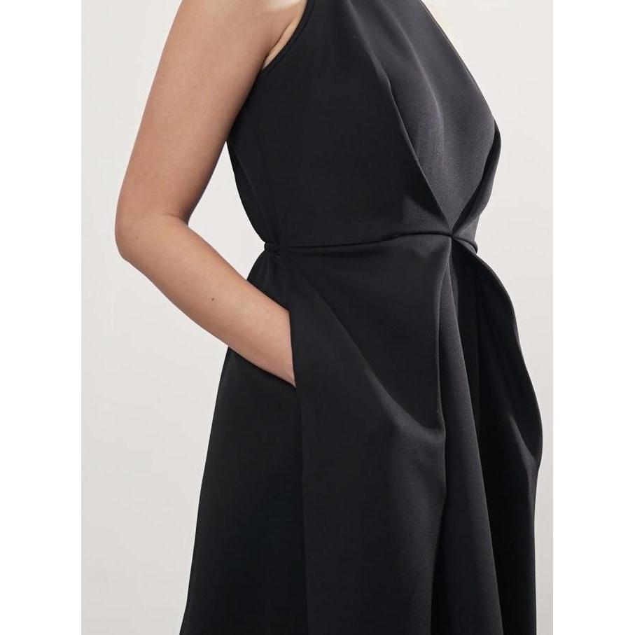 Promo PAFON Carol Dress - Black PAFON Diskon