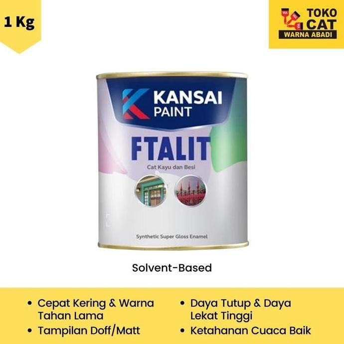 Cat- Cat Minyak Ftalit Warna Hitam Doff 544 Dan Putih Doff 559