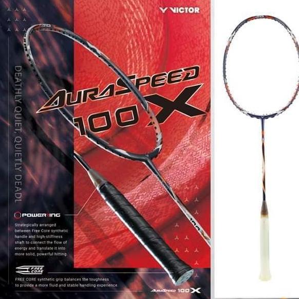 Promo LIMITED  Raket Badminton Victor AuraSpeed / ARS 100 / Raket Victor Auraspeed 100X / ARS100 Dis