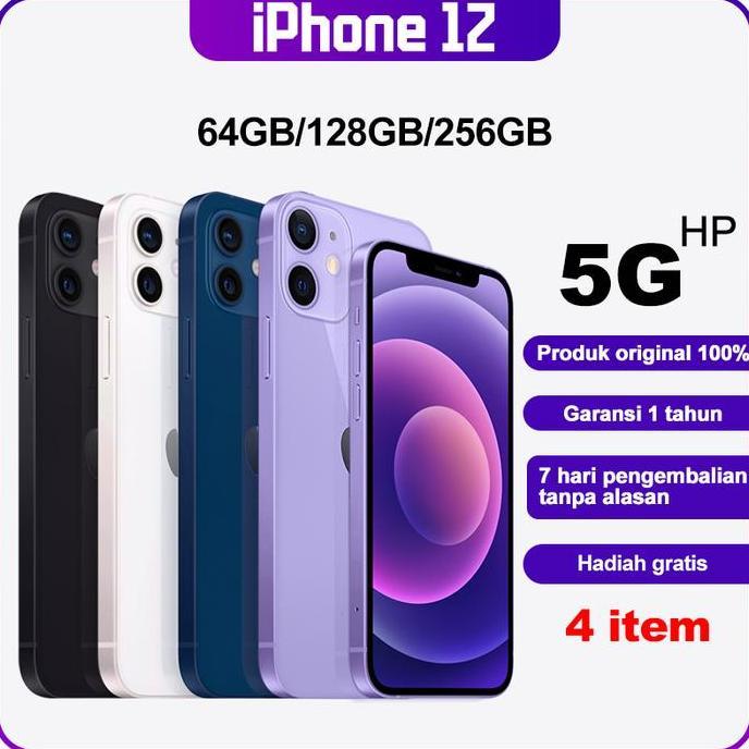 tefilaah - [bekas][resmi diotorisasi oleh apple]iphone 12 256gb/128gb/64gb original 100% garansi  sa