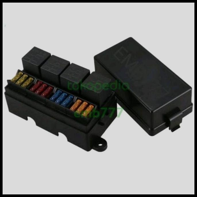 TERMURAH FUSE BOX RELAY SEKERING TANCEP MOBIL KAPAL UNIVERSAL RELAY + SEKRING