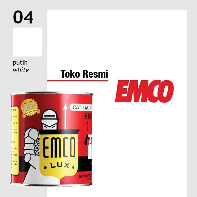 Cat- Cat Kayu & Besi Emco Lux 1Kg 0,5Kg Mini 200Ml - Putih