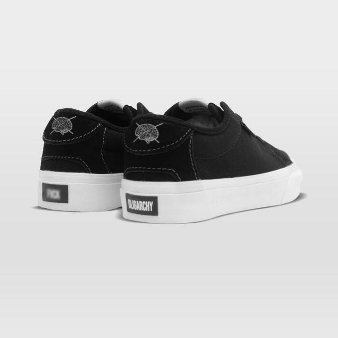 Kets- Sepatu Nobrands Footwear Medulla Korjan Koruptor Black & White Sneakers Pria Wanita Canvas Cas