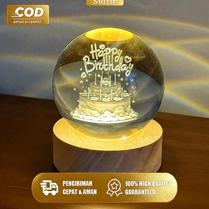 Valentine salee SUITIN Lampu Buat Kamar Tidur Lampu Hias Led Lampu Hias Kamar Tidur Hadiah Spesial L