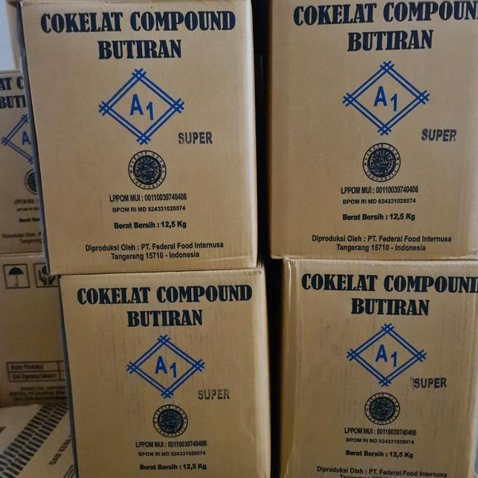 Foodbig- 1 Karton Meses A1 Biru Super Mesis Coklat 12.5 Kg