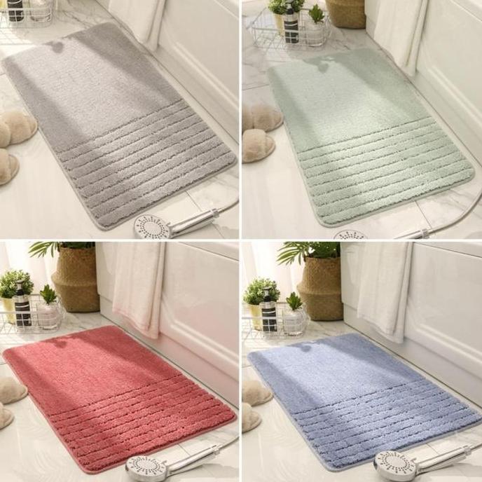 Instancodbisa- Kokomi Keset Eva Keset Kamar Mandi Anti Slip Premium Tidak Licin Bulu Tebal Bathmat K