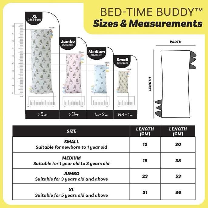 Baabaasheepz Bedtime Buddy Medium - Guling Bayi & Anak
