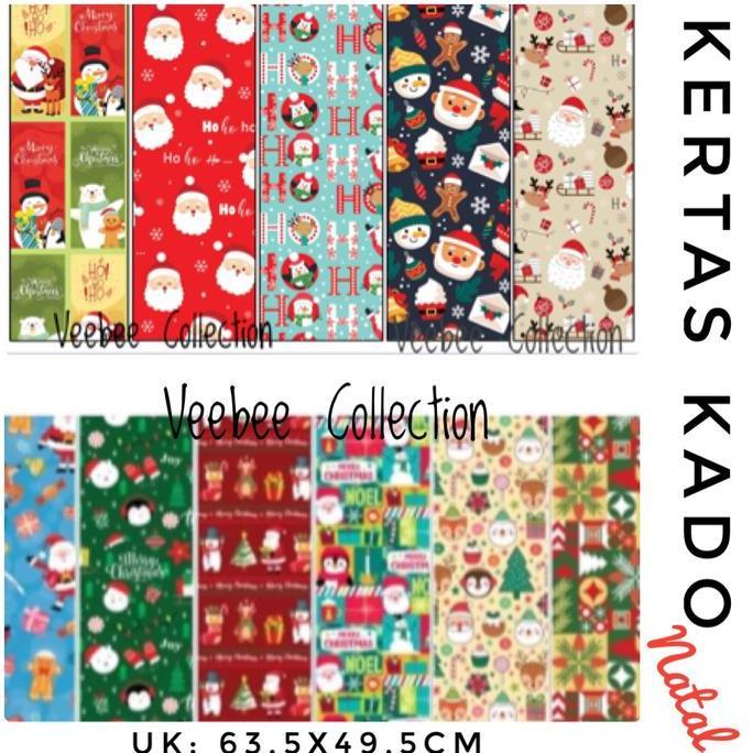 {{{{}}] kertas kado natal/ kertas kado natal christmas