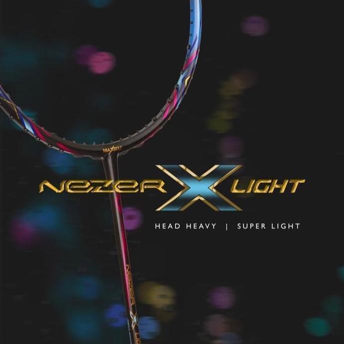 Promo Raket Maxbolt Nezer X Light 9U Original | Head Heavy | Max Tension 30lbs | Free Senar BG66 Ult