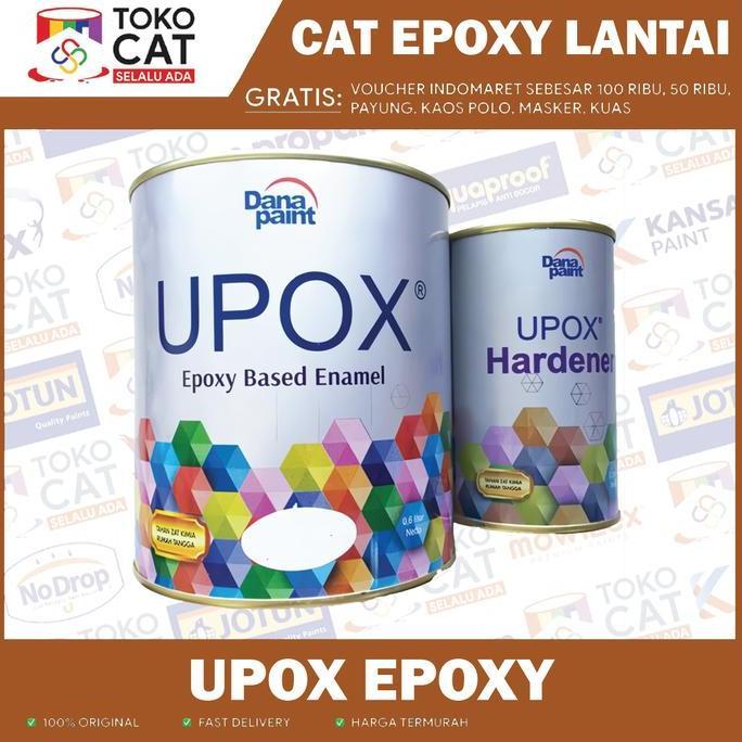 Cat- Cat Epoxy | Upox Cat Keramik/Kamar Mandi/Cat Lantai/Cat Lapangan 1 L | Kemasan Kaleng