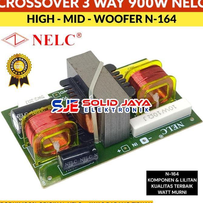 Instancodbisa- Crossover 3 Way Tweeter Midle Woofer 900W N164 Nelc - Crosover Nelc Tweter Middle Voc