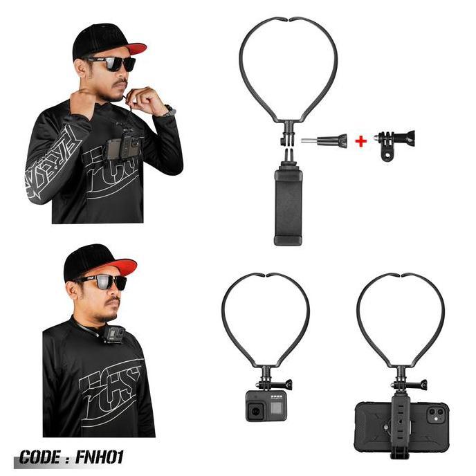 Neck Holder Action Cam | Kalung Leher Gopro | Firecast Neck Cam Holder