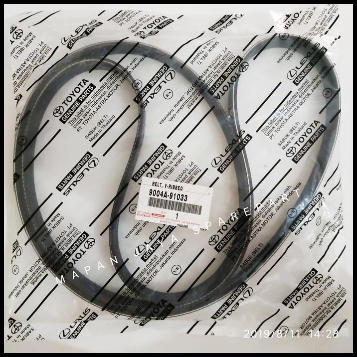 DISKON FANBELT TALI KIPAS COCOK UNTUK RUSH AVANZA 1500CC LAMA ORIGINAL TOYOTA 