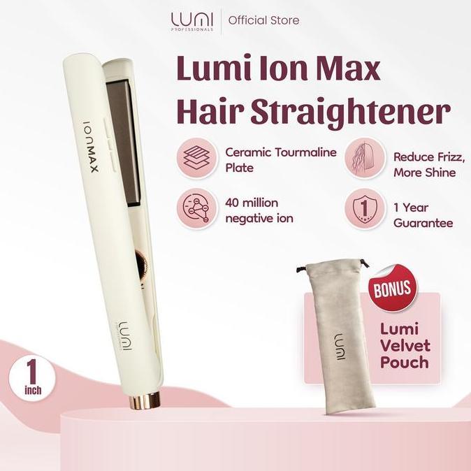 Lumi Ionmax Hair Straightener 1 Inch - Catokan Rambut