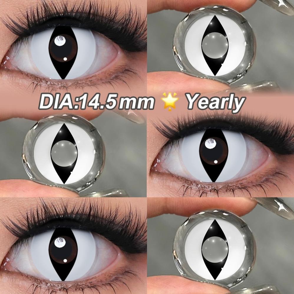 Official Magister Softlens Cosplay Manga Anime Naruto Halloween Lensa Kontak Dia 14.5Mm Softlens Put