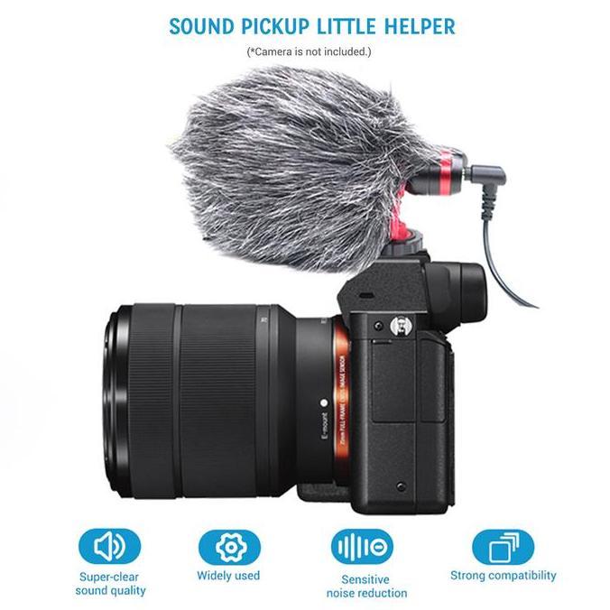 Costa Ms-1 Microphone Shotgun Cardioid Vlog For Camera,Smartphone