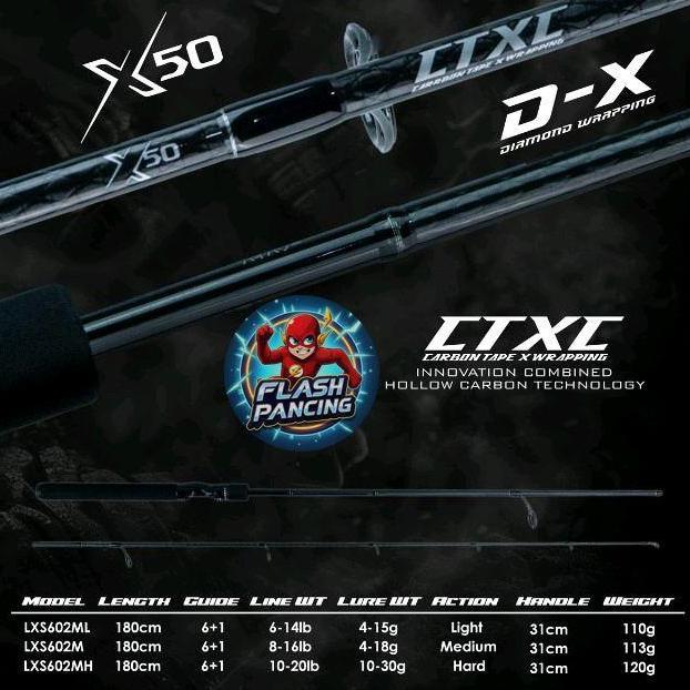 Joran Kamikaze Legend X 180Cm (14/16/20Lb) - X Wraping Technology
