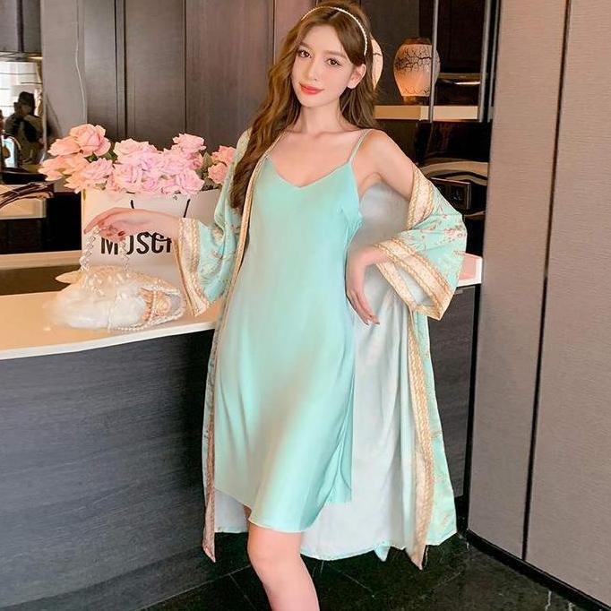 Terlaris Set Piyama Kimono Baju Tidur Sleepwear Wanita Dewasa Seksi Lingerie