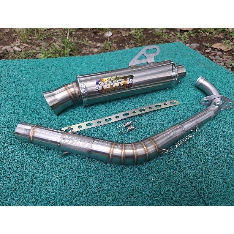 Grade Ori Knalpot Nmr 1 Racing Exhaust Type Salemba Ceklis Inlet 38Mm Untuk Motor Vario 160 Pcx 160 