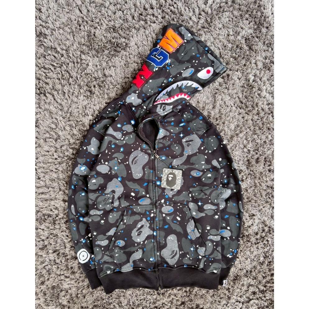 HOT DEALS JAKET FULL ZIPPER HOODIE BAPE SHARK WGM CAMO 1ST FULL BORDIR FULLPRINT