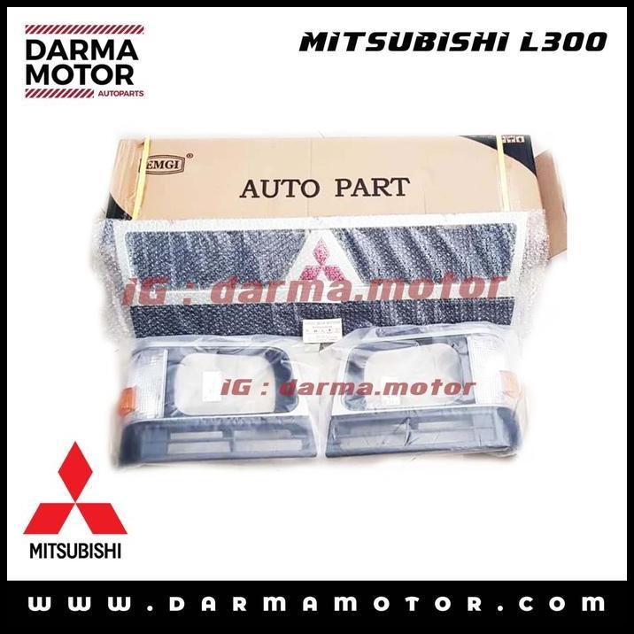 TERMURAH GRILL SET RING LAMPU L300 MITSUBISHI 