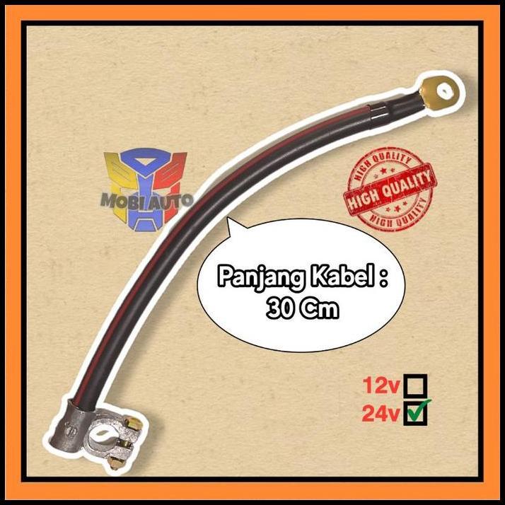 TERBARU KABEL AKI MASSA MODEL KEPALA AKI DAN SKUN UNTUK TRUK DAN FUSO 24 VOLT 